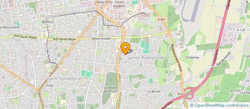 localisation de l'entreprise MONSIEUR FRANK ARIETA à TOURS