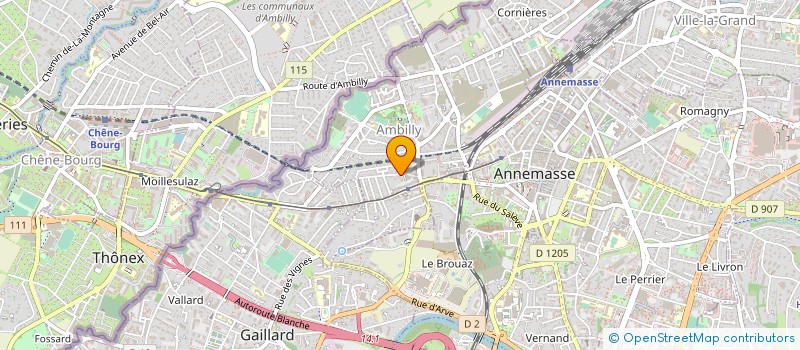 localisation de l'entreprise MONSIEUR FRANK ARNAUD à ANNEMASSE