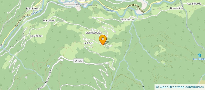 localisation de l'entreprise MONSIEUR FRANK BEROD  QUEIGE