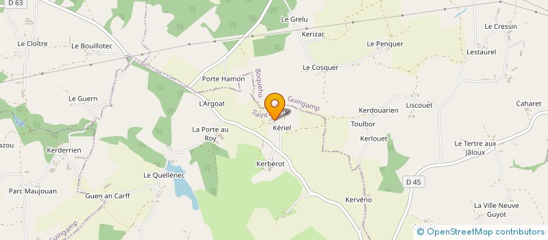 localisation de l'entreprise MONSIEUR FRANK BOISBRAS  SAINT-GILDAS