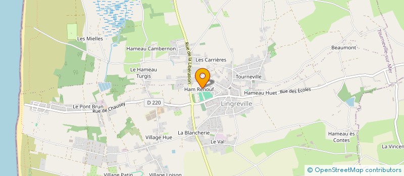 localisation de l'entreprise MONSIEUR FRANK BOSIO  TOURNEVILLE-SUR-MER