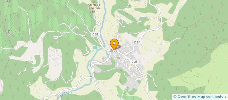 localisation de l'entreprise MONSIEUR FRANK CASSAR  BRAS