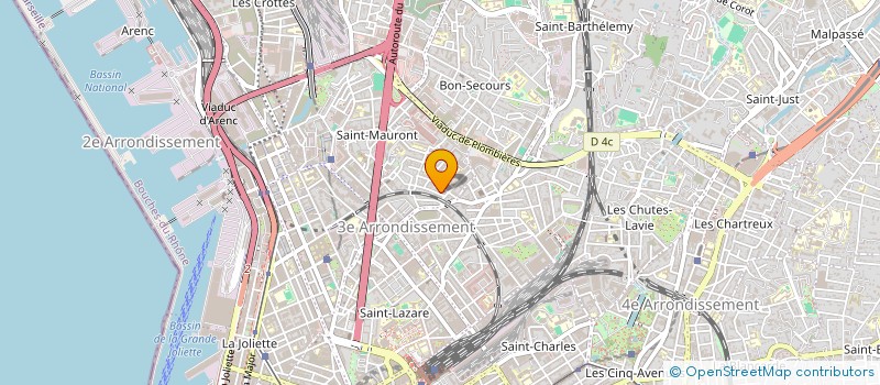 localisation de l'entreprise MONSIEUR FRANK COCHET à MARSEILLE