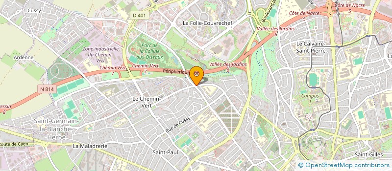 localisation de l'entreprise MONSIEUR FRANK COHIER à CAEN