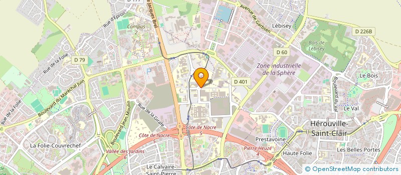 localisation de l'entreprise MONSIEUR FRANK COOPMAN à CAEN