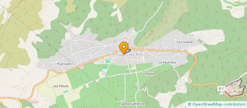 localisation de l'entreprise MONSIEUR FRANK CORNILLE à CUGES-LES-PINS