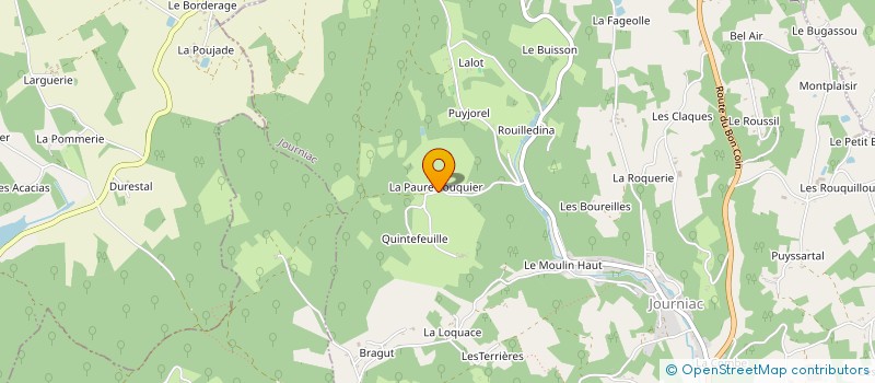 localisation de l'entreprise MONSIEUR FRANK COULAUD à JOURNIAC
