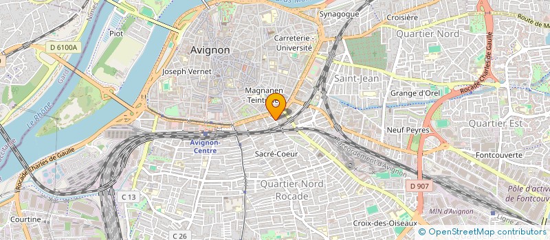 localisation de l'entreprise MONSIEUR FRANK COUVREUR à AVIGNON