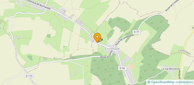 localisation de l'entreprise MONSIEUR FRANK CRAVEZIC  CROIXDALLE