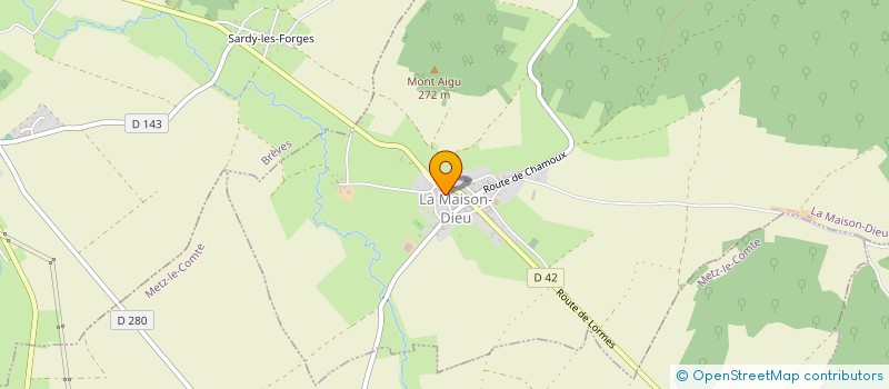 localisation de l'entreprise MONSIEUR FRANK DAPOIGNY  LA MAISON-DIEU