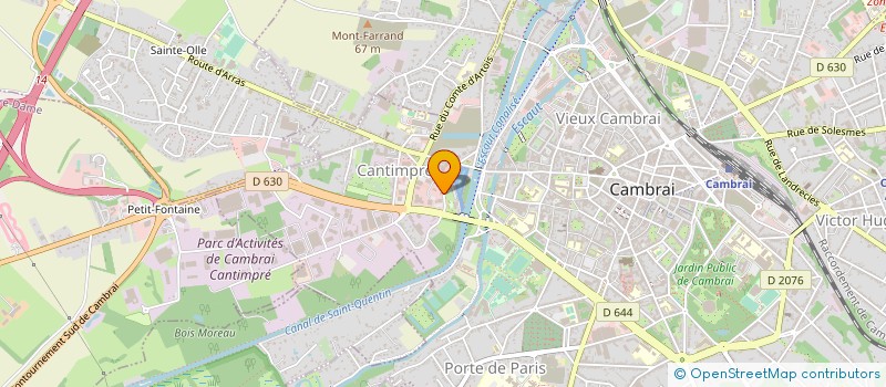 localisation de l'entreprise MONSIEUR FRANK DE BEYS à CAMBRAI