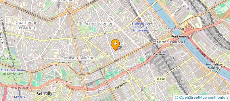 localisation de l'entreprise MONSIEUR FRANK DECOTIGNY  PARIS