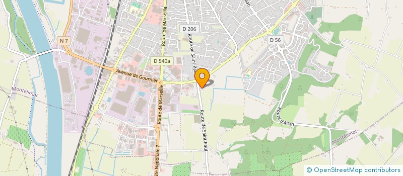 localisation de l'entreprise MONSIEUR FRANK DEGREMONT à MONTELIMAR
