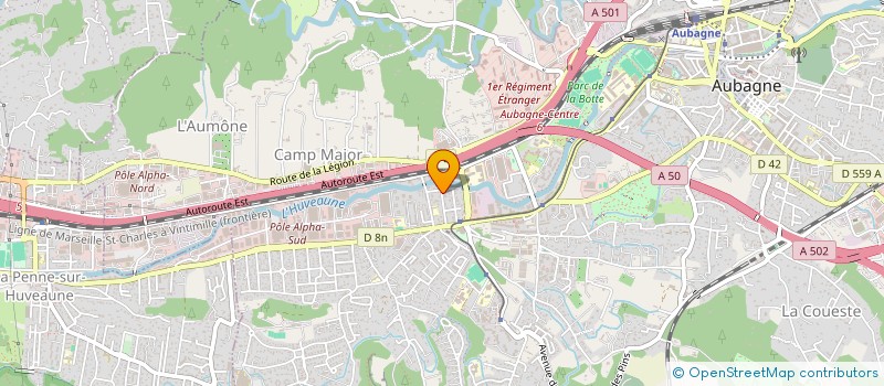 localisation de l'entreprise MONSIEUR FRANK DELEPAUT à AUBAGNE
