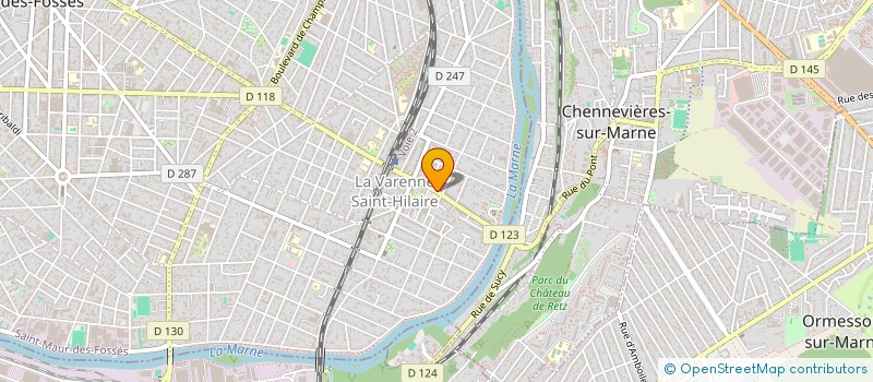 localisation de l'entreprise MONSIEUR FRANK DELMAR à SAINT-MAUR-DES-FOSSES