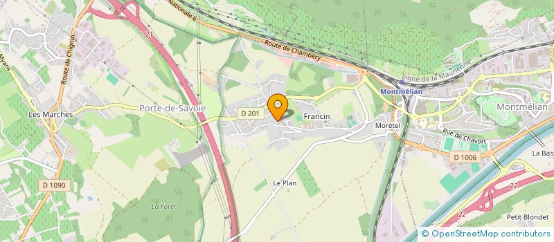 localisation de l'entreprise MONSIEUR FRANK DEZELAK  PORTE-DE-SAVOIE