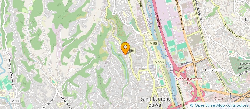 localisation de l'entreprise MONSIEUR FRANK DONZELLI à SAINT-LAURENT-DU-VAR