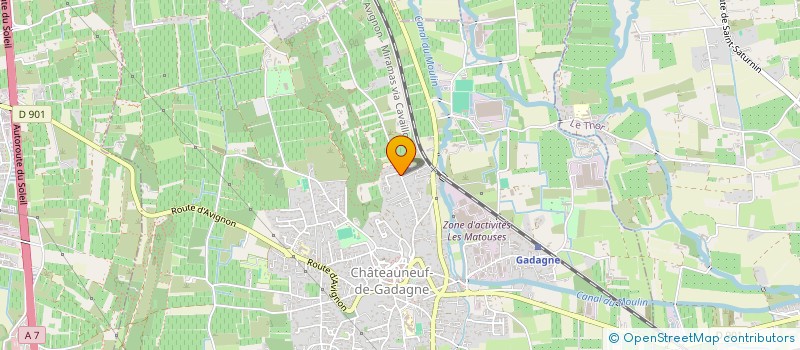 localisation de l'entreprise MONSIEUR FRANK DREYER à CHATEAUNEUF-DE-GADAGNE
