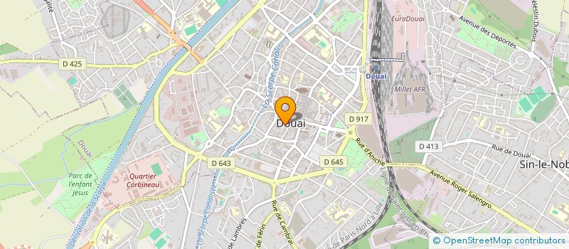 localisation de l'entreprise MONSIEUR FRANK DUBOIS à DOUAI