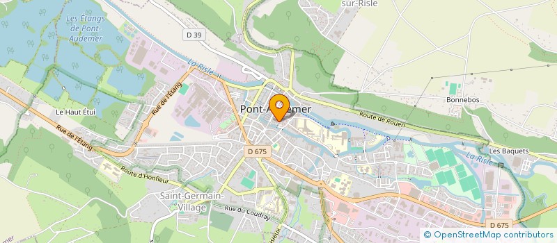 localisation de l'entreprise MONSIEUR FRANK DUBOSC à PONT-AUDEMER