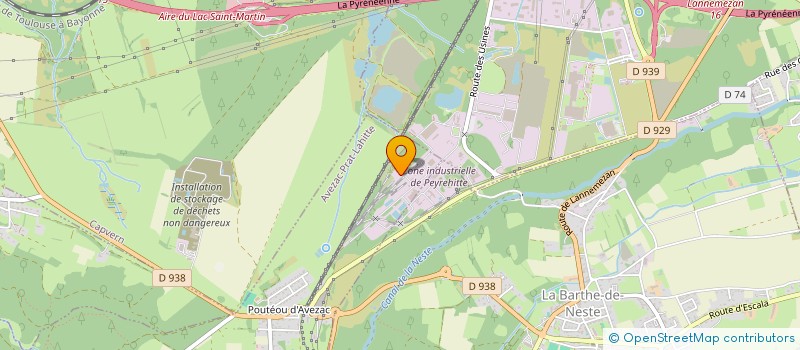 localisation de l'entreprise MONSIEUR FRANK DULAC  CAPVERN