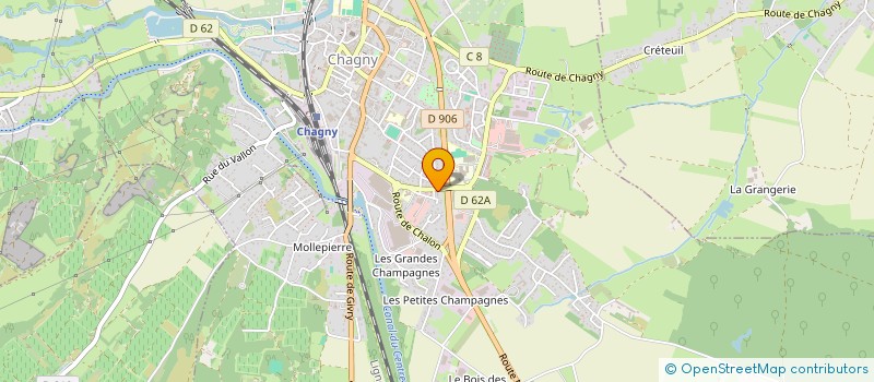localisation de l'entreprise MONSIEUR FRANK DUMAY à CHAGNY