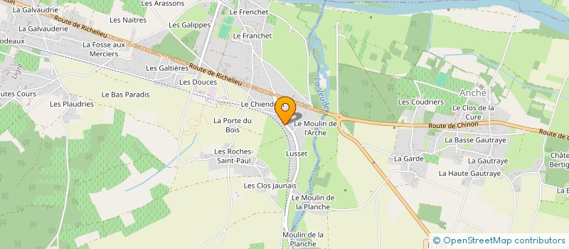 localisation de l'entreprise MONSIEUR FRANK DUPONT  LIGRE