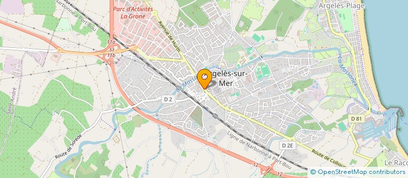 localisation de l'entreprise MONSIEUR FRANK EHLEN  ARGELES-SUR-MER