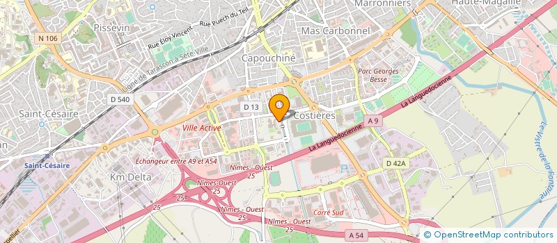 localisation de l'entreprise MONSIEUR FRANK EYNIUS à NIMES