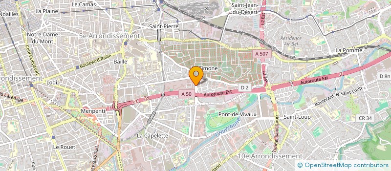 localisation de l'entreprise MONSIEUR FRANK FANTONI à MARSEILLE