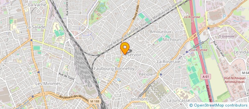 localisation de l'entreprise MONSIEUR FRANK FOUASSIER à TOULOUSE