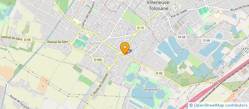 localisation de l'entreprise MONSIEUR FRANK FREJAVILLE  FROUZINS