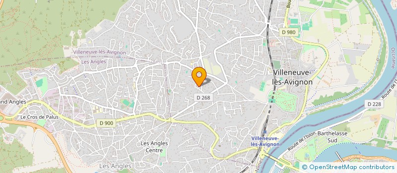 localisation de l'entreprise MONSIEUR FRANK GAUDET  VILLENEUVE-LES-AVIGNON