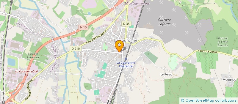 localisation de l'entreprise MONSIEUR FRANK GAUTIER à LA COURONNE
