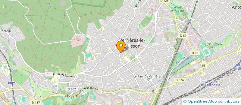 localisation de l'entreprise MONSIEUR FRANK GIRAUDEAUX à VERRIERES-LE-BUISSON