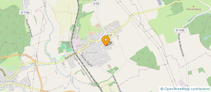 localisation de l'entreprise MONSIEUR FRANK GOTTWALLES  DISTROFF