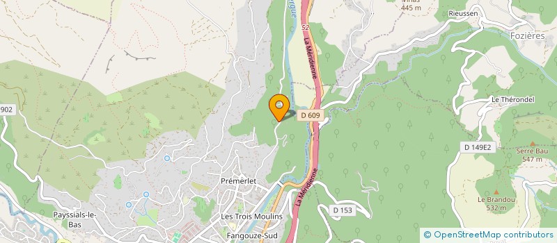 localisation de l'entreprise MONSIEUR FRANK GOURDIN  LODEVE