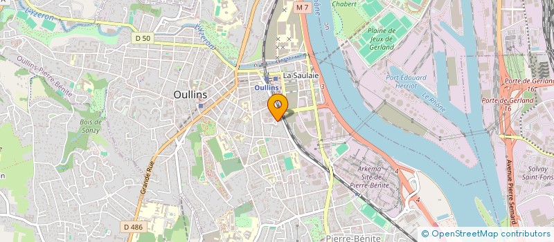 localisation de l'entreprise MONSIEUR FRANK GUILLEMAUT  OULLINS-PIERRE-BENITE