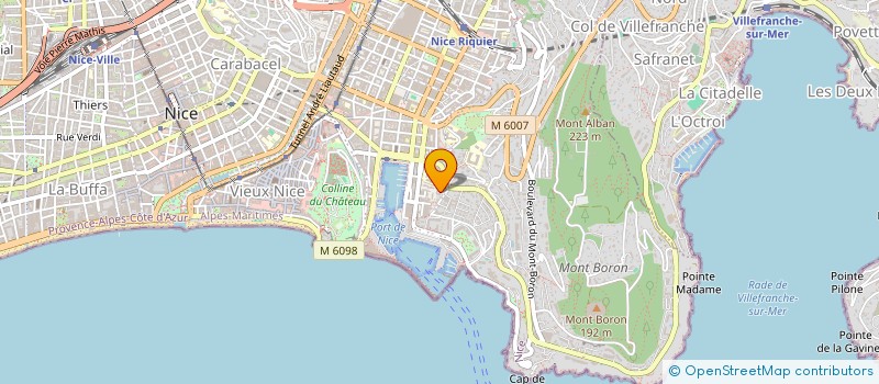 localisation de l'entreprise MONSIEUR FRANK HASSAN à NICE