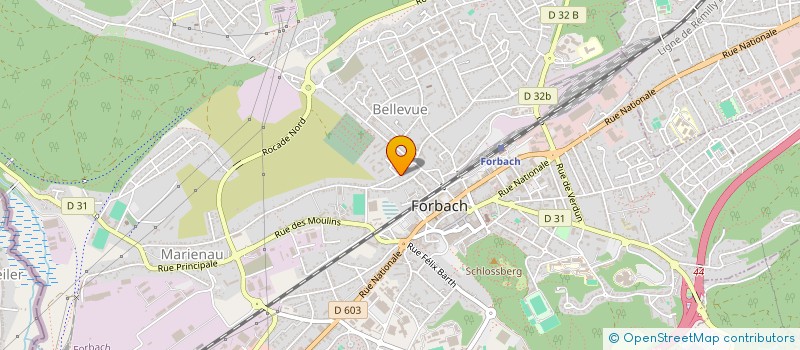 localisation de l'entreprise MONSIEUR FRANK HEINTZ  FORBACH