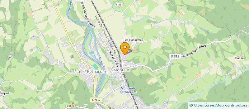 localisation de l'entreprise MONSIEUR FRANK HUARD  MONTAUT