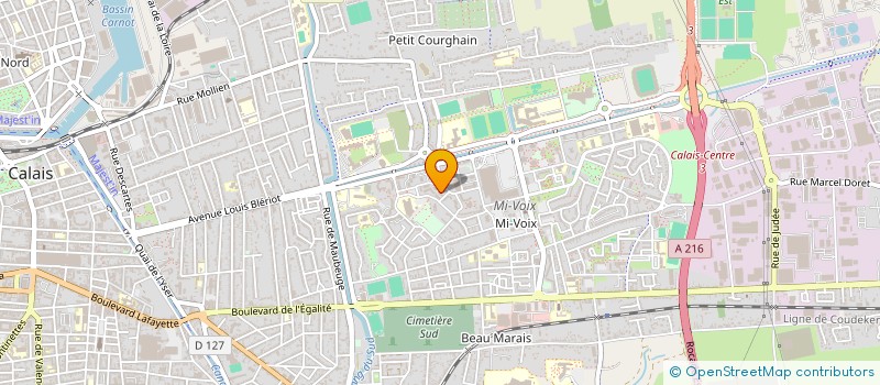 localisation de l'entreprise MONSIEUR FRANK HURTREL  CALAIS