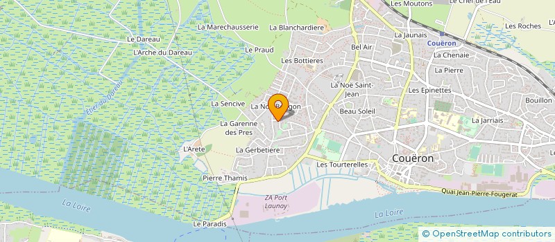 localisation de l'entreprise MONSIEUR FRANK JARDILLIER  COUERON