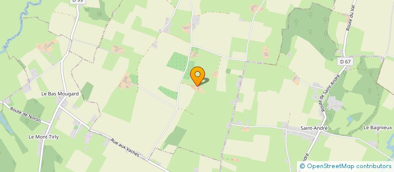 localisation de l'entreprise MONSIEUR FRANK JARDIN  CROUAY