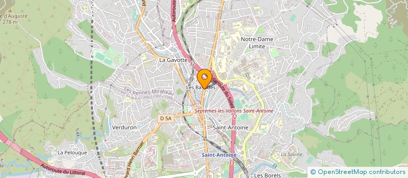 localisation de l'entreprise MONSIEUR FRANK KAZARIAN à MARSEILLE