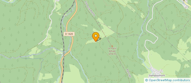 localisation de l'entreprise MONSIEUR FRANK KERN  COLROY-LA-ROCHE