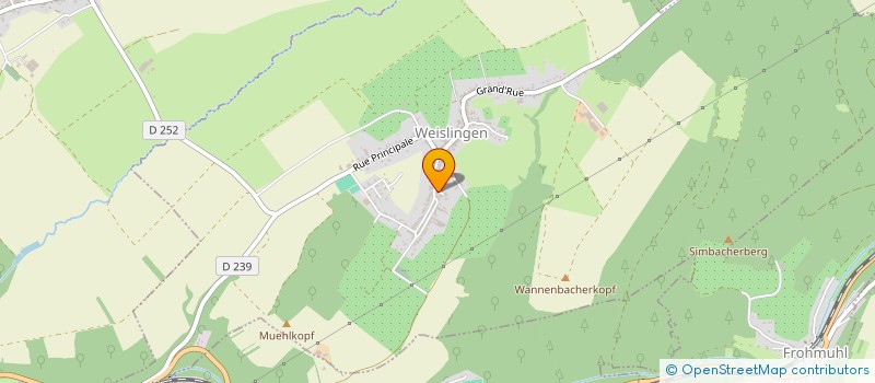localisation de l'entreprise MONSIEUR FRANK KOENIG  WEISLINGEN