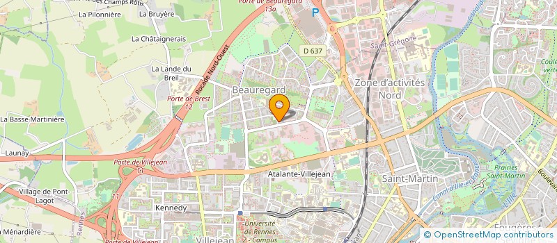localisation de l'entreprise MONSIEUR FRANK KONOPKA  RENNES