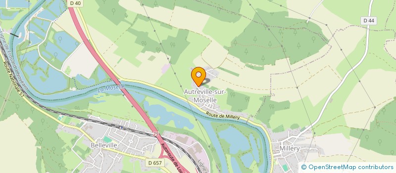 localisation de l'entreprise MONSIEUR FRANK KRETZ  AUTREVILLE-SUR-MOSELLE