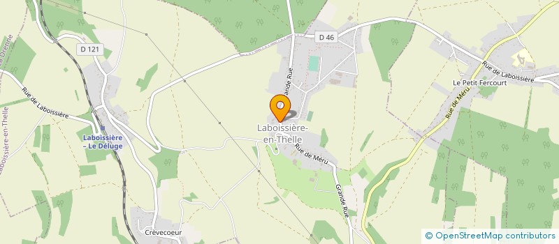 localisation de l'entreprise MONSIEUR FRANK KREUTGEN à LABOISSIERE-EN-THELLE